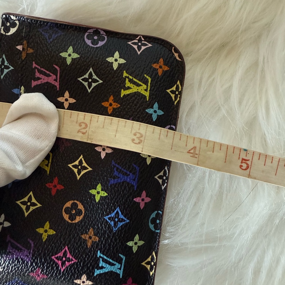 Louis Vuitton Black Multicolor Monogram Wristlet - Picture 11 of 17